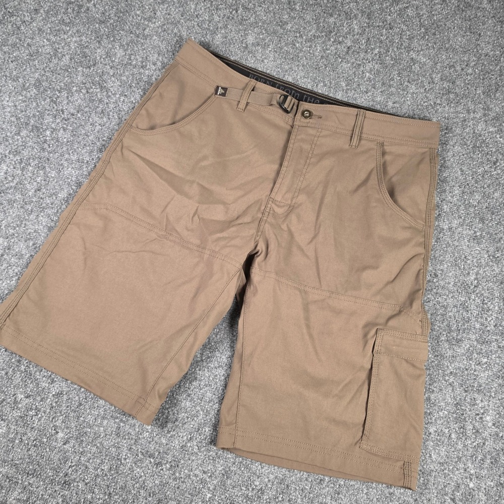 Prana Stretch Zion Shorts Mens 36 Brown Hiking Cargo M3STRE116
